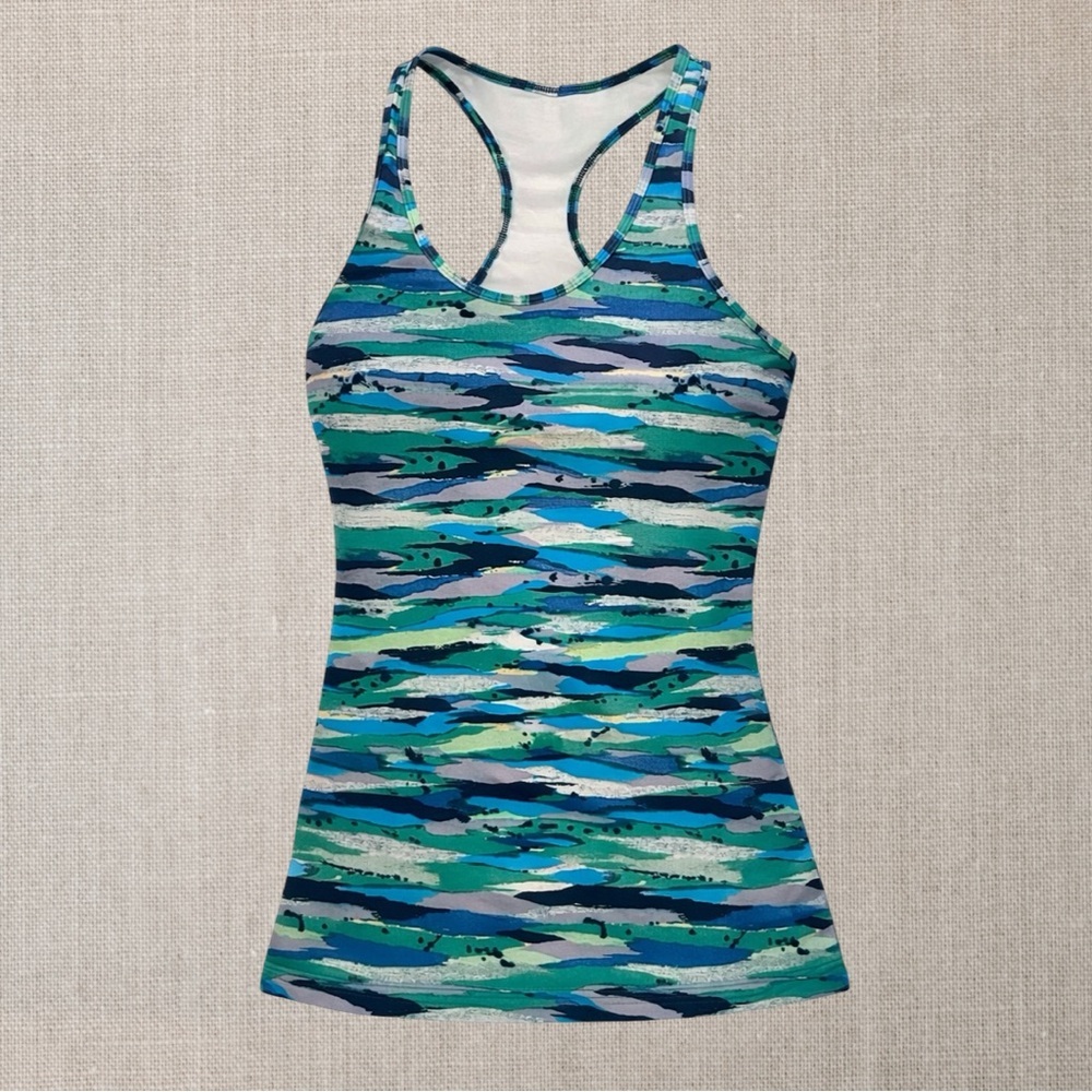 Lululemon Cool Racerback Tank Top - Seven Wonders Multi